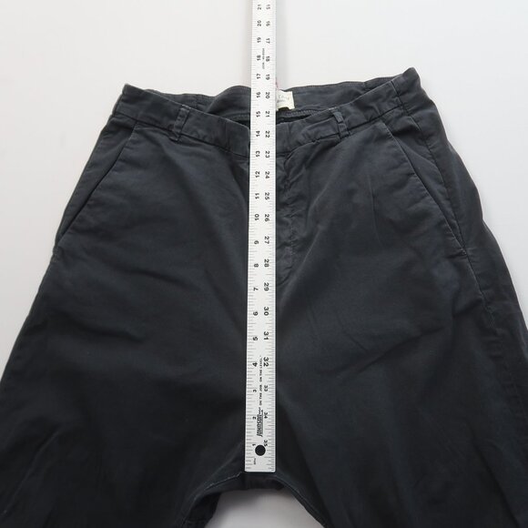 Nili Lotan Paris Pants in Washed Black Size 4 Baggy Drop Crotch - Picture 11 of 13